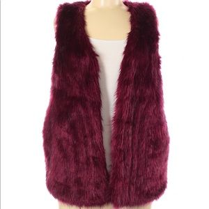 Love by Design Faux Fur Vest